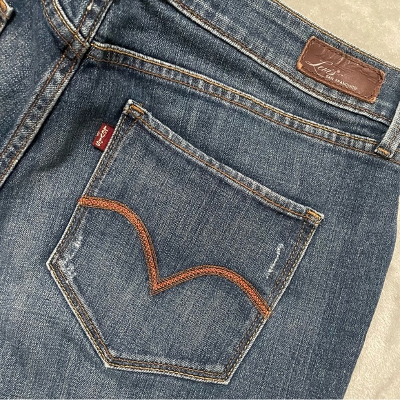 Levi's Bold Curve Classic Bootcut Jeans Size 32/14M - Picture 7 of 12